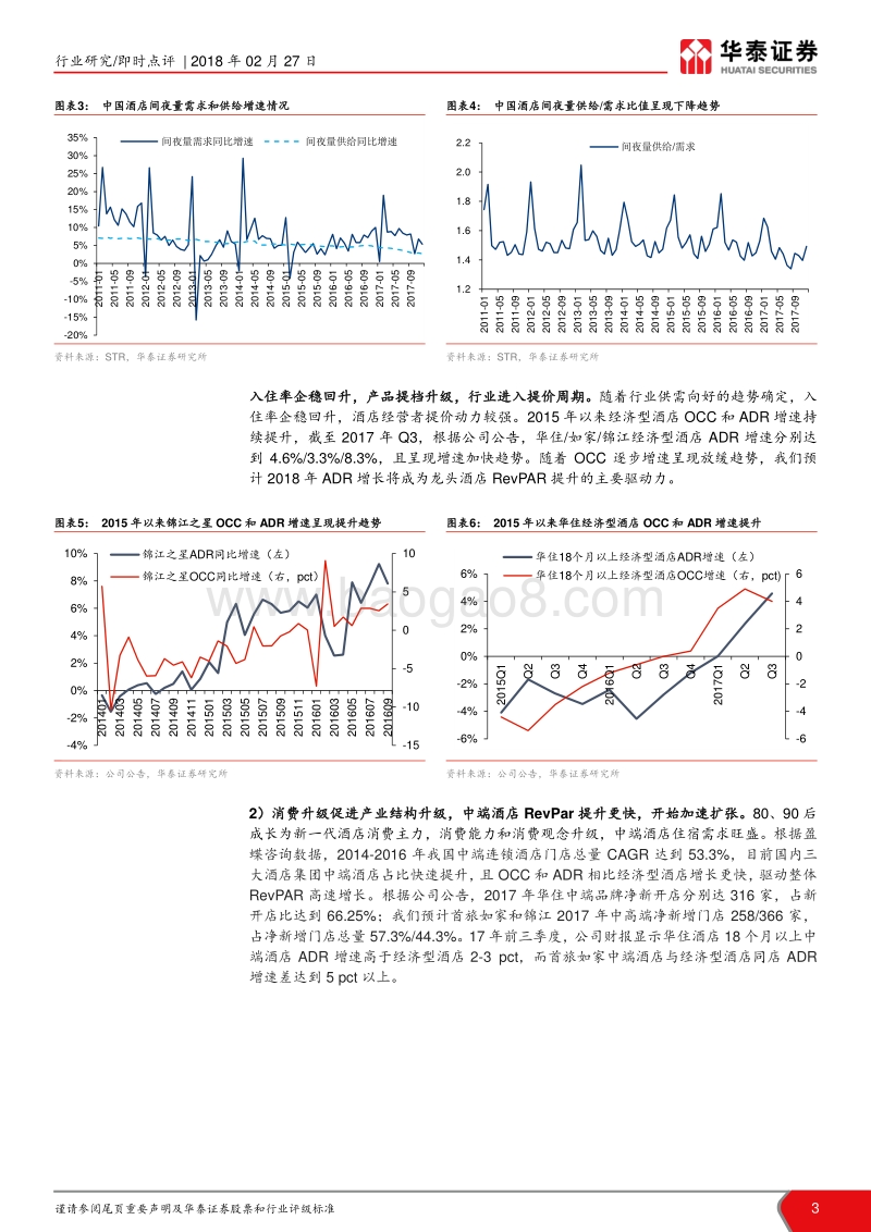 中国有限服务酒店市场空间研究：顺周期调结构，酒店长期高景气.pdf_第3页