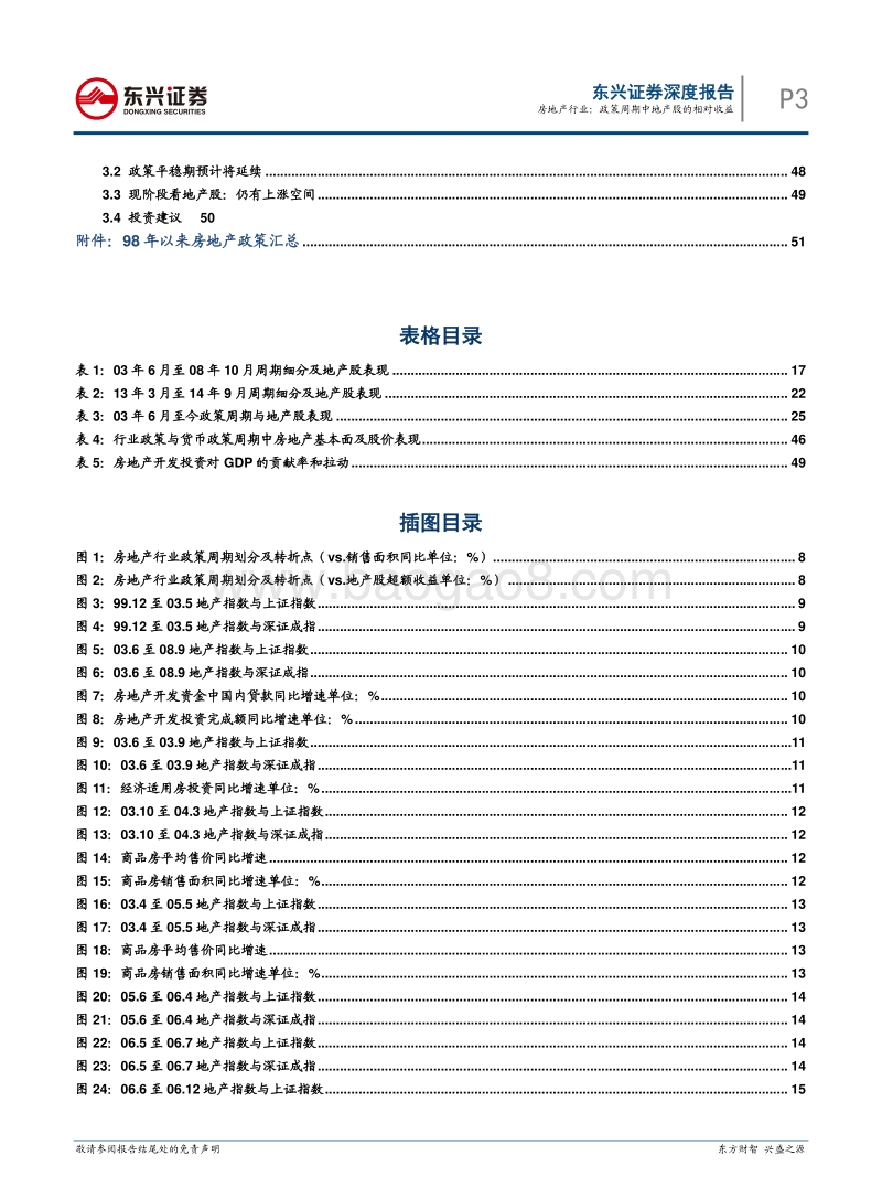 房地产行业深度报告：政策周期中地产股的相对收益.pdf_第3页