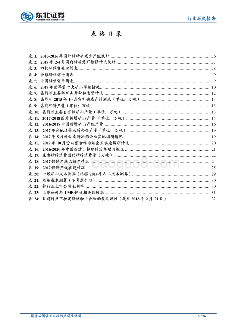 有色金属行业深度报告：锌价维持高位，龙头企业持续释放业绩.pdf_第5页