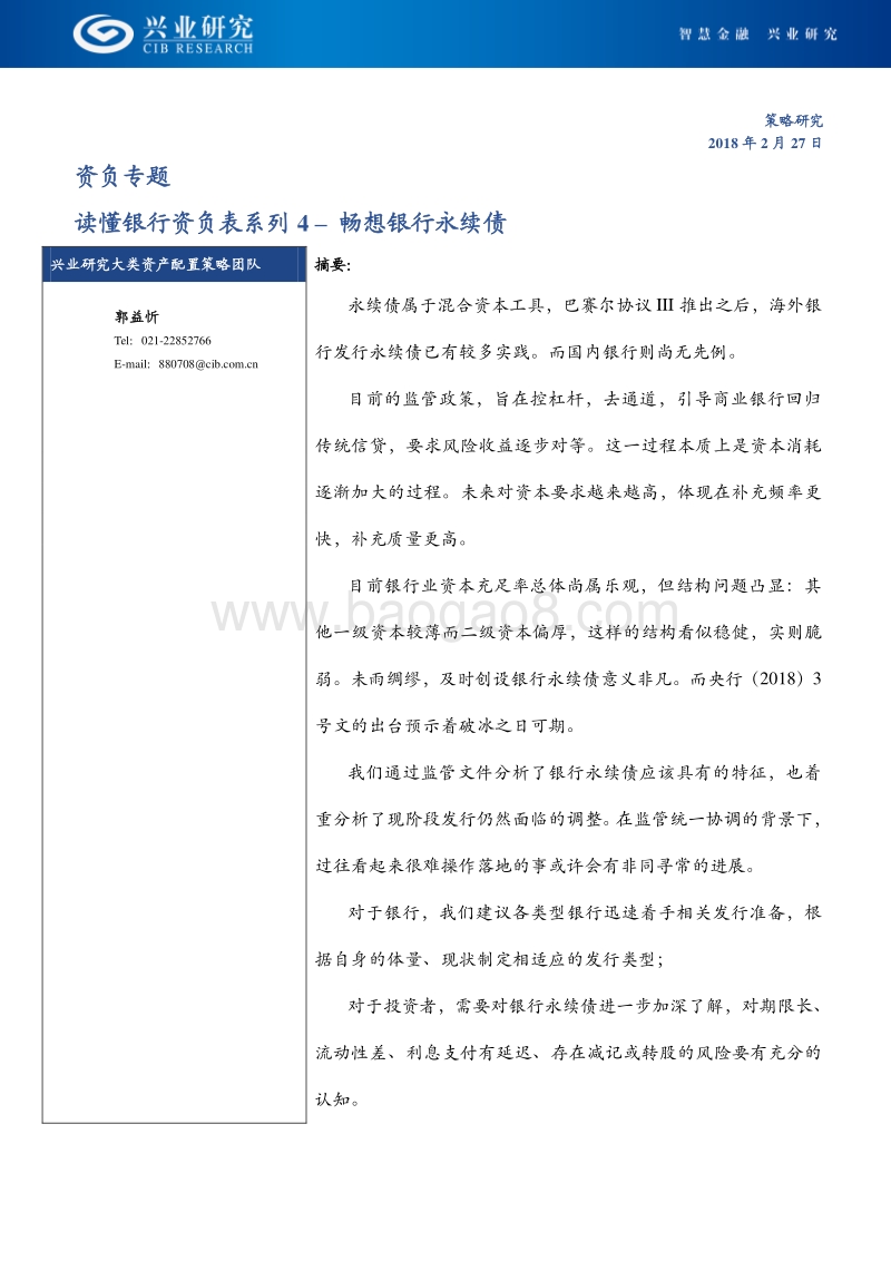 读懂银行资负表系列4：畅想银行永续债.pdf_第1页