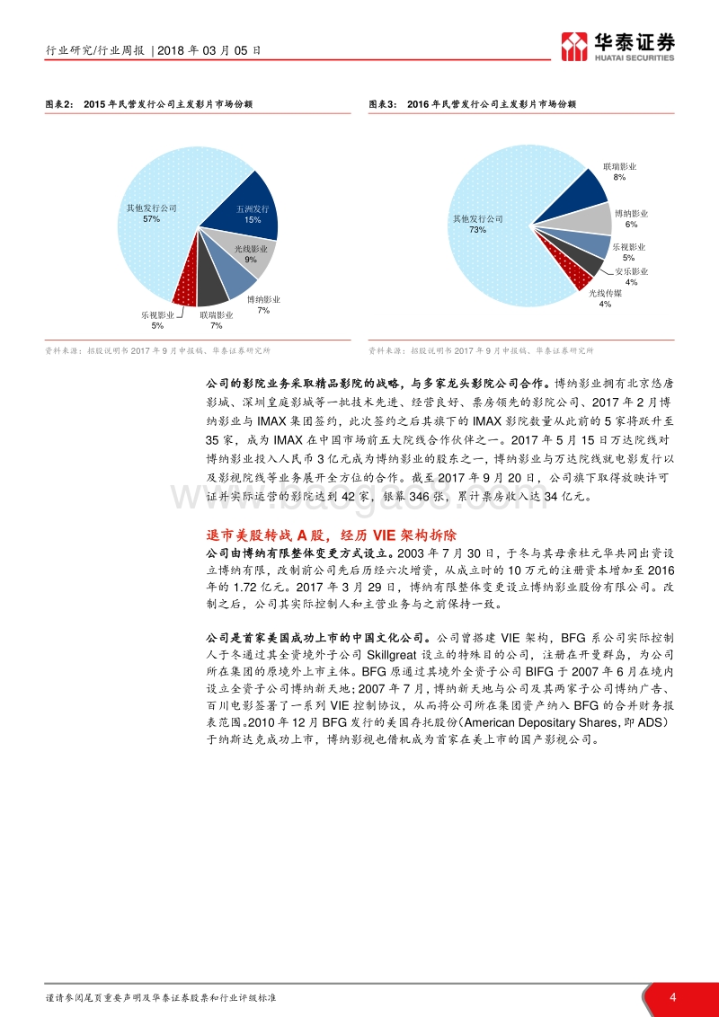 IPO路上的巨头系列报告之二：博纳影业：民营影业集团领跑者.pdf_第4页