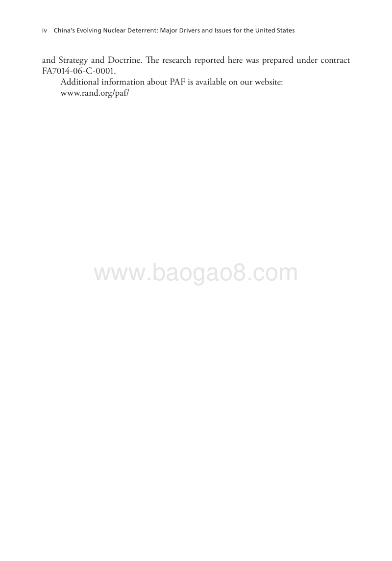 中国发展核威慑力量：美国的主要驱动力和问题（英文版）.pdf_第4页