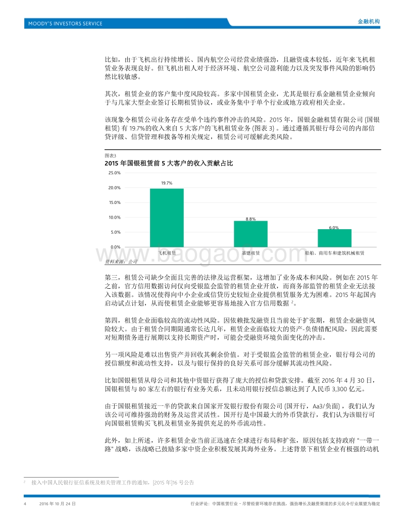 中国租赁行业：尽管经营环境存在挑战，强劲增长及融资渠道的多元化令行业展望为稳定.pdf_第4页