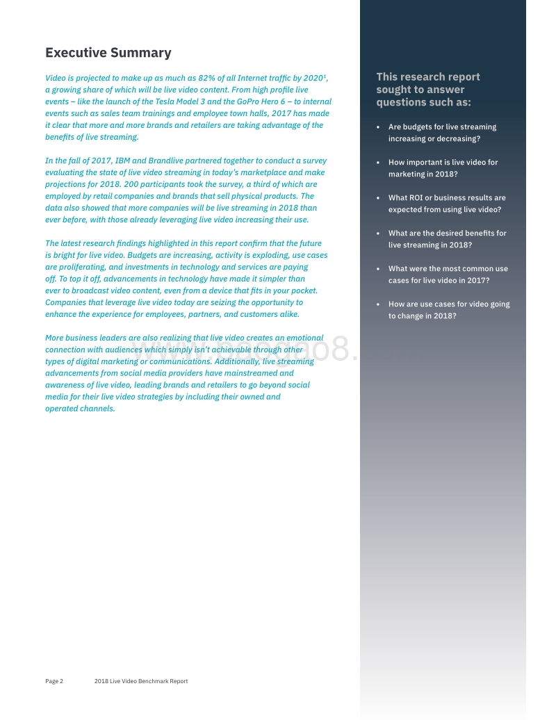 2018视频直播流媒体基准报告（英文版）.pdf_第2页