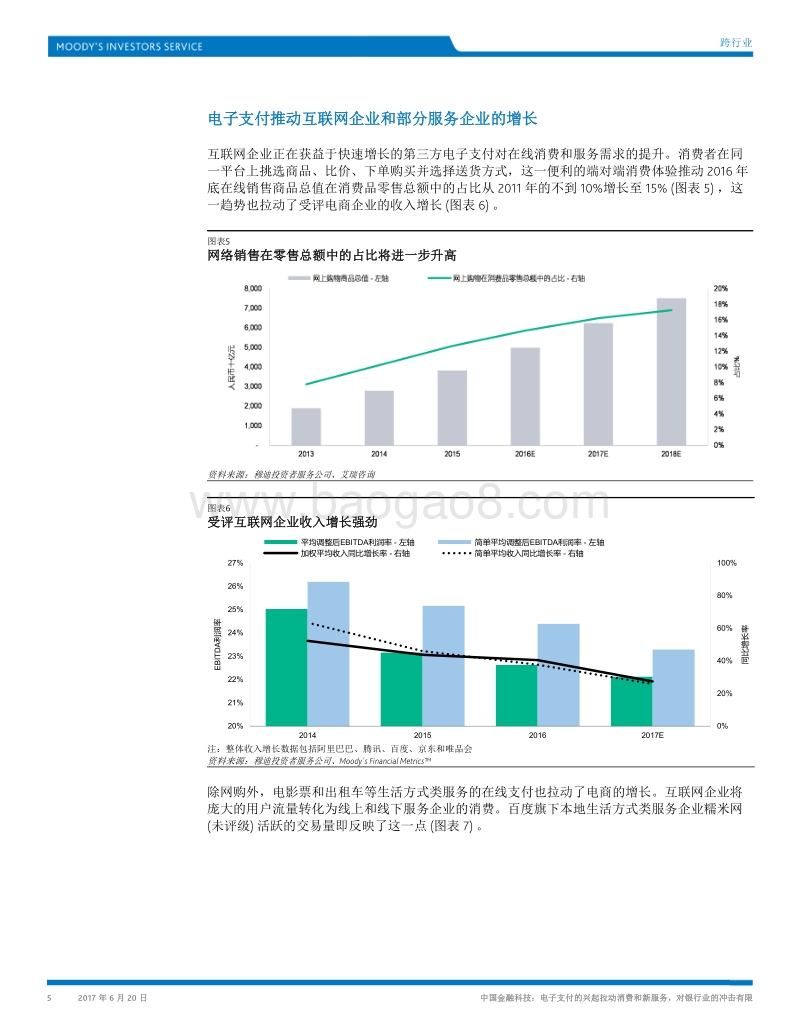 电子支付的兴起拉动消费和新服务，对银行业的冲击有限.pdf_第5页