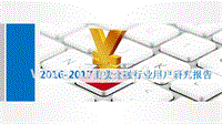 2016-2017消费金融行业用户研究报告.pptx