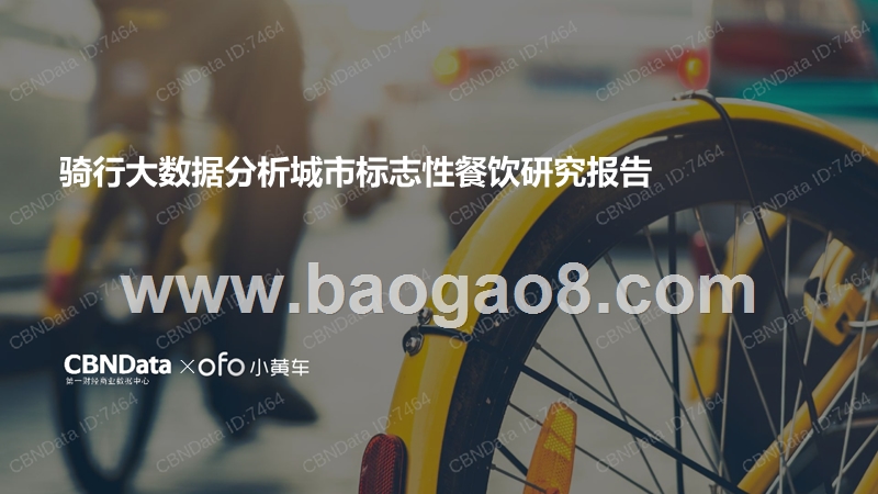 骑行大数据分析城市标志性餐饮研究报告.pptx_第1页