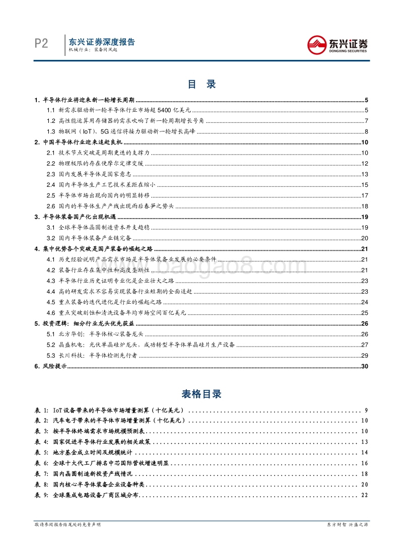 2018半导体装备行业分析报告.pdf_第2页