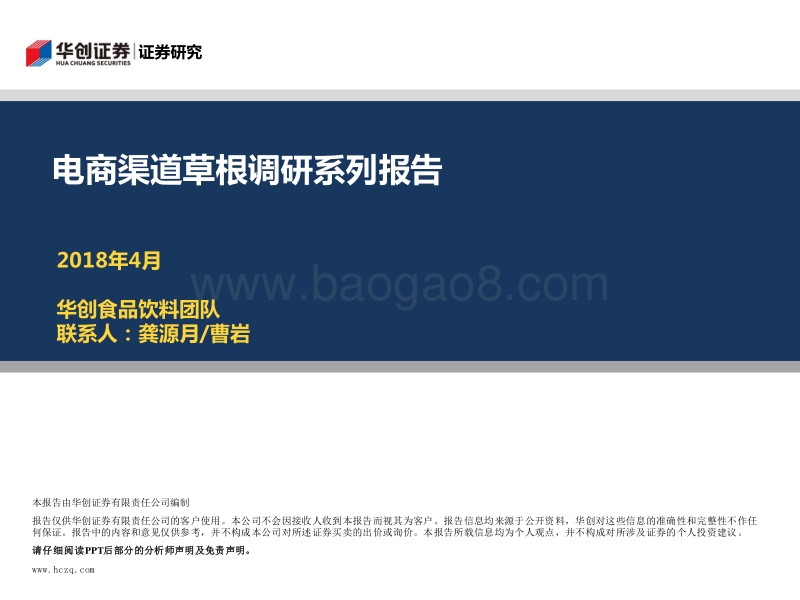 电商渠道草根调研系列报告.pdf_第1页
