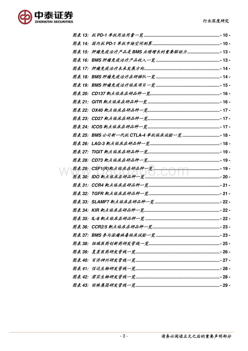 免疫治疗抗肿瘤药方向分析报告.pdf_第3页