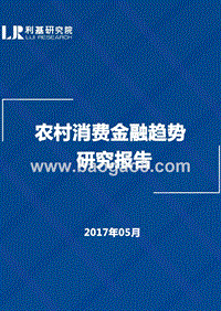 农村消费金融趋势研究报告.pptx