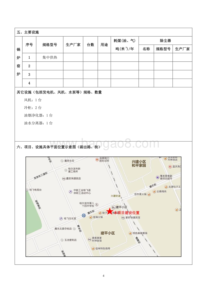羊蝎子羊排店餐饮服务项目环境影响评价报告表全本公示.doc_第4页