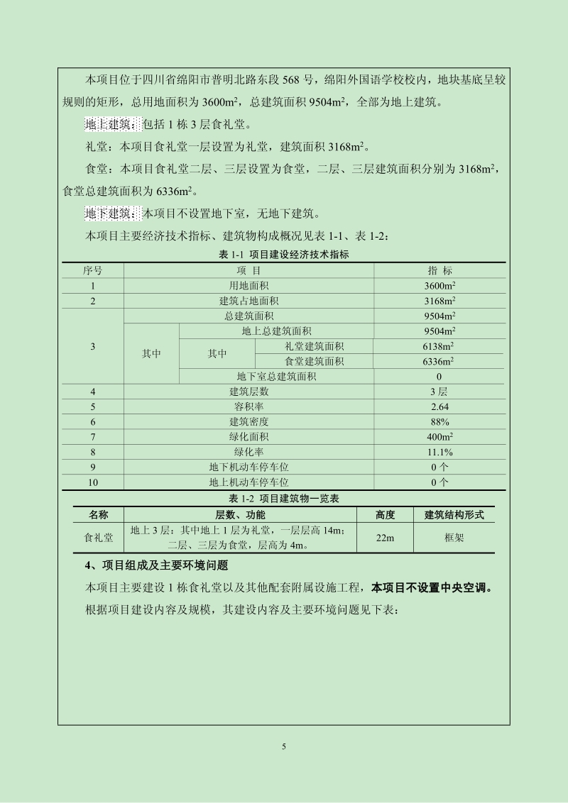 XX外国语学校中学部食礼堂项目环境影响评价报告表全本公示.pdf_第5页