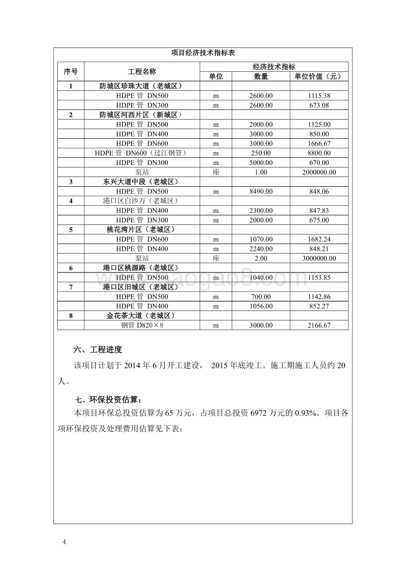 防城区、港口区截污管网工程环境影响评价报告表全本公示.pdf_第5页