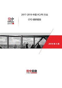 2017-2018中国VCPE行业CFO调研报告.pdf