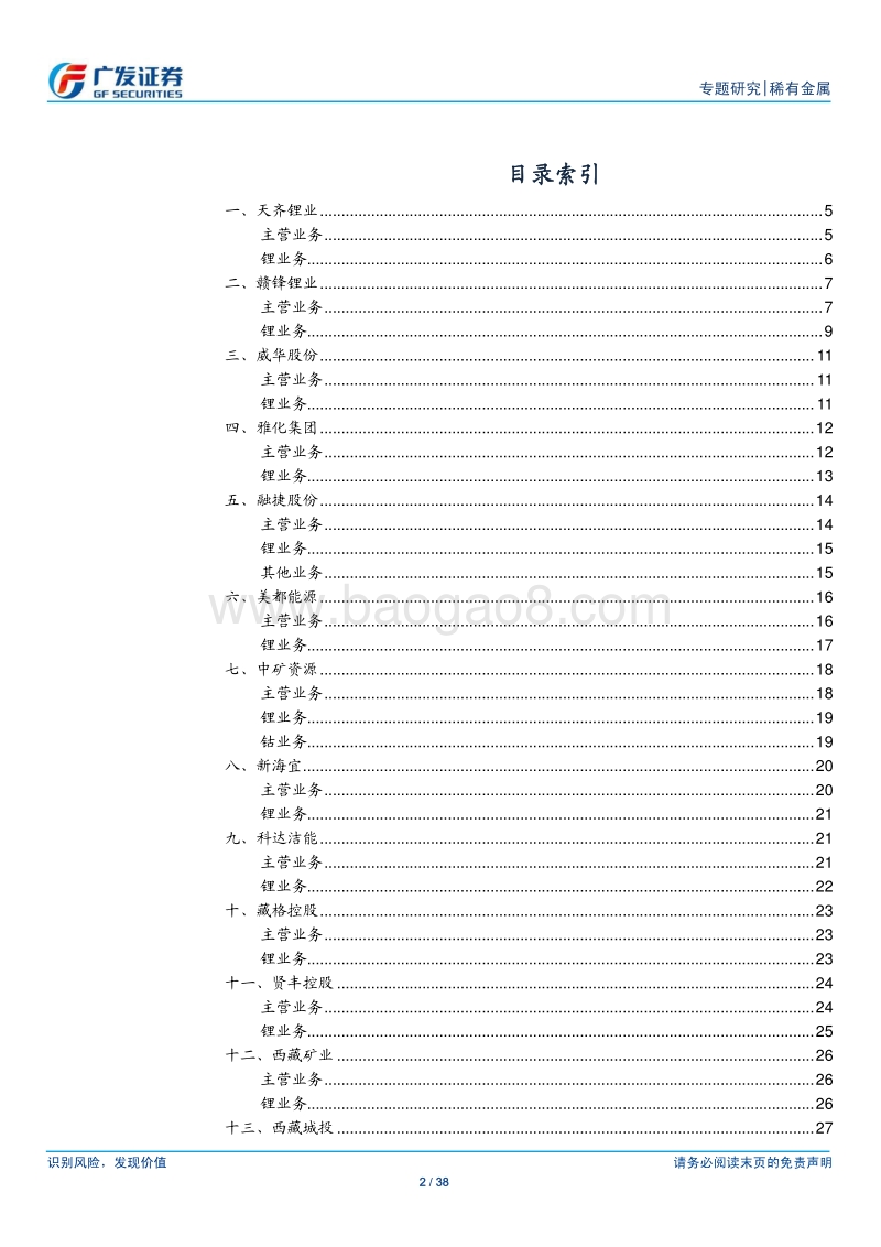 稀有金属行业专题研究：锂相关上市公司梳理.pdf_第2页