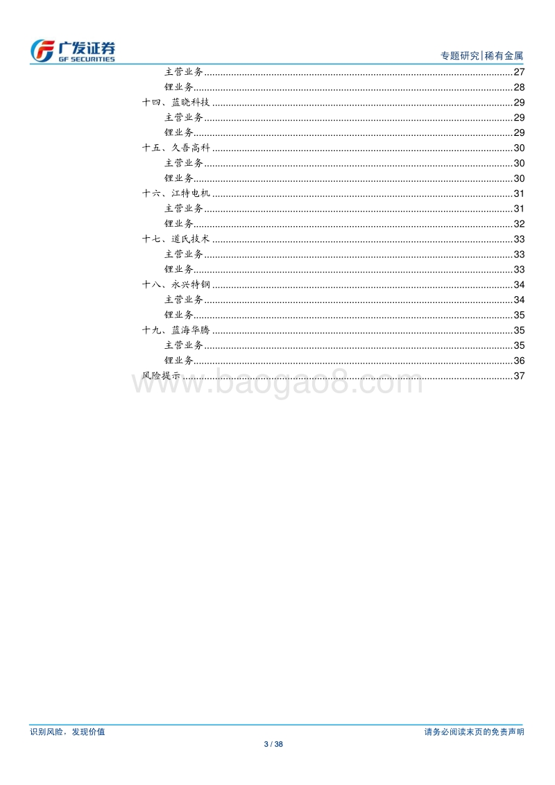 稀有金属行业专题研究：锂相关上市公司梳理.pdf_第3页