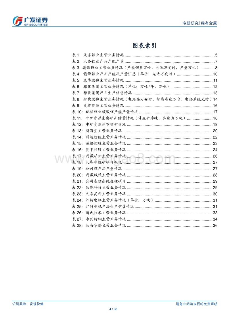 稀有金属行业专题研究：锂相关上市公司梳理.pdf_第4页