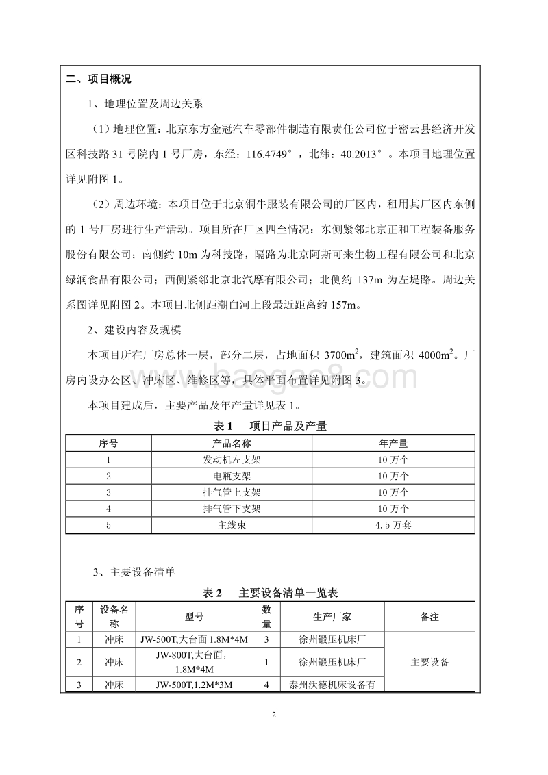 北京东方金冠汽车零部件制造有限责任公司环境影响报告表全本公示.pdf_第5页