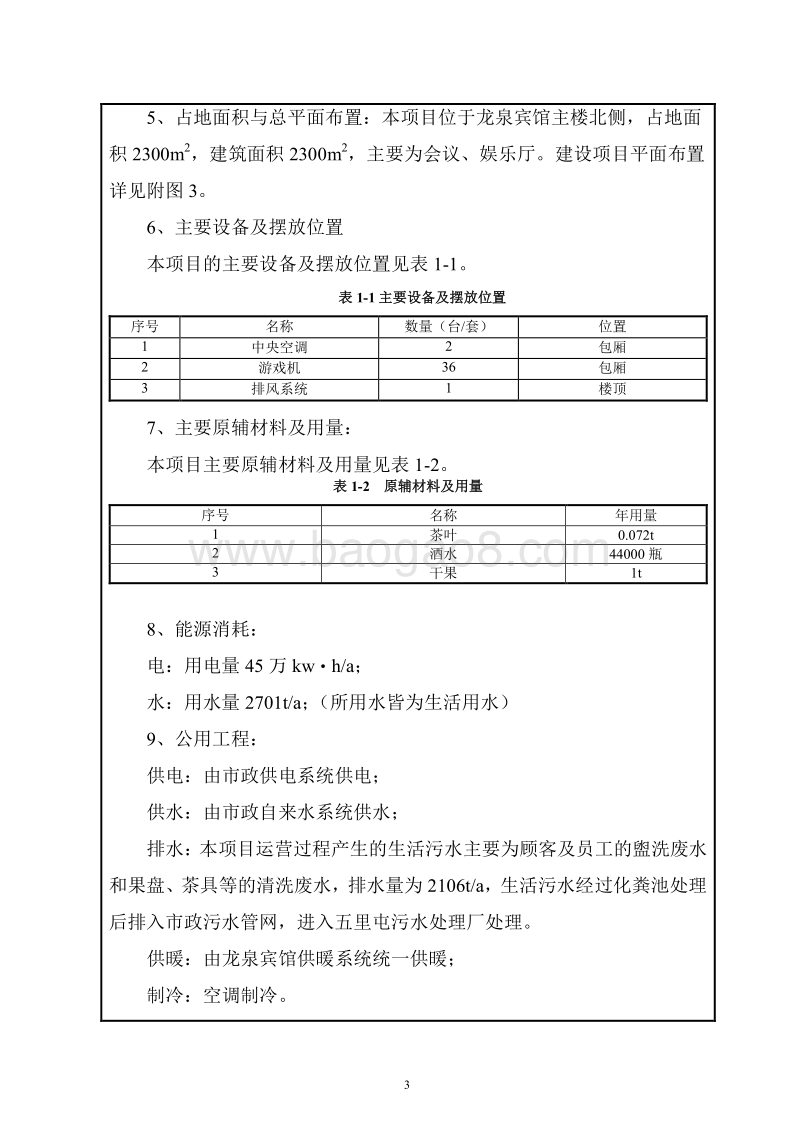 XX龙泉宾馆有限公司电子游艺厅环境影响报告表全本公示.pdf_第3页