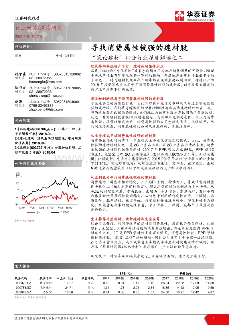 2018“策论建材”细分行业深度解读报告.pdf_第1页