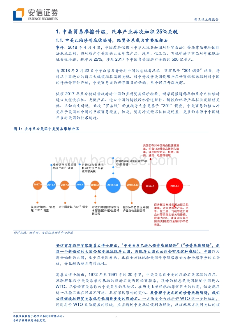 中美贸易争端专题系列三：汽车行业直面机遇与挑战，向左向右都向前.pdf_第5页