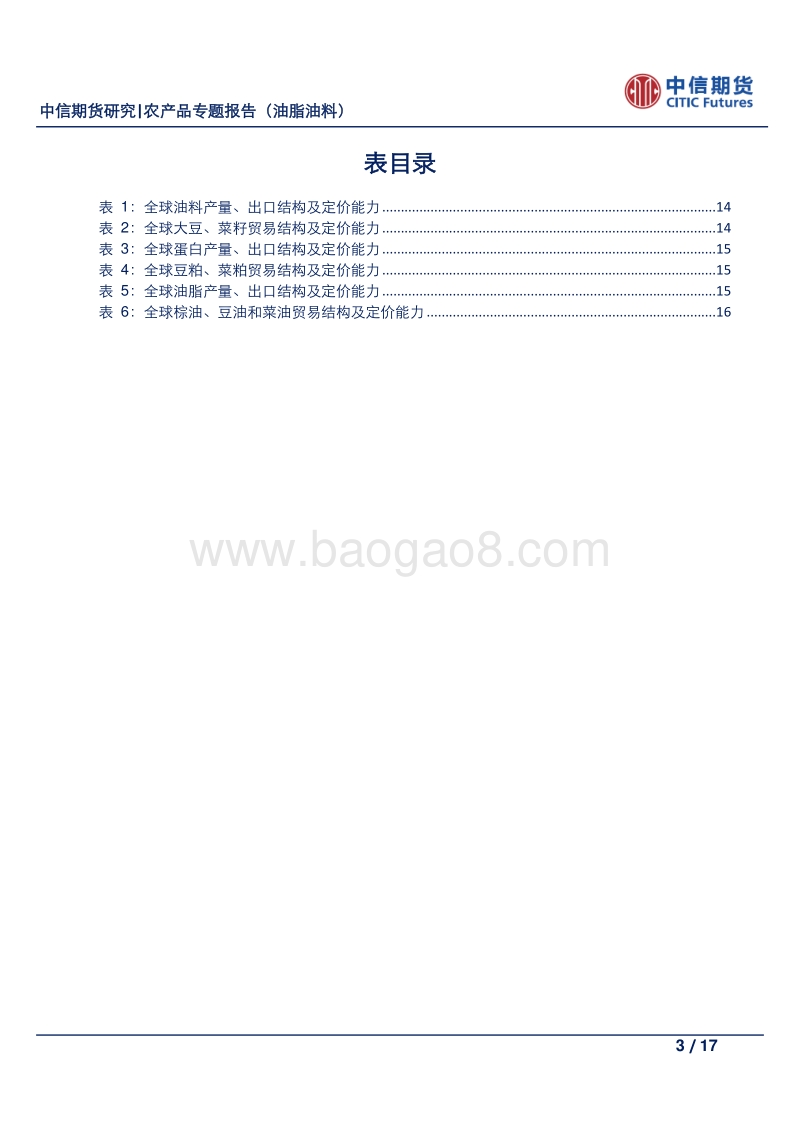农产品专题报告（油脂油料）：油脂油料市场结构与定价能力分析.pdf_第3页