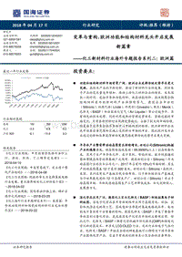 化工新材料行业海外专题报告系列二：欧洲篇：变革与重构，欧洲功能和结构材料龙头开启发展新篇章.pdf