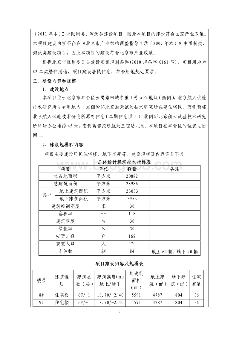 XX航天试验技术研究所云岗北山生活区危旧房改造项目(8＃-11＃、14＃-15＃工程)环境影响报告表全本公示.pdf_第4页