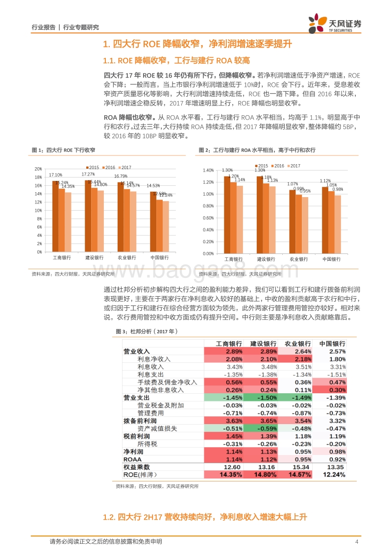银行：大行年报综述：PPOP增速大升，ROE有望企稳回升.pdf_第4页