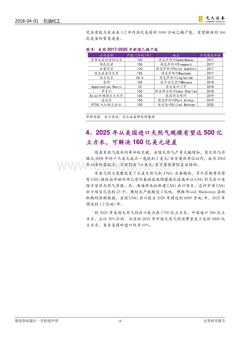 中美贸易战进口能源化工行业分析报告.pdf_第4页