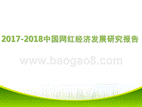 2017-2018中国网红经济发展研究报告.pptx