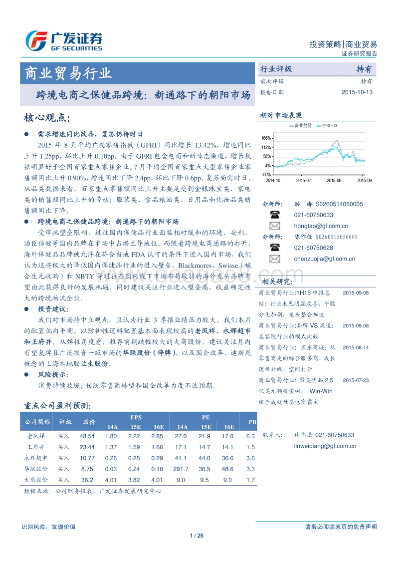 跨境电商之保健品跨境：新通路下的朝阳市场.pdf_第1页