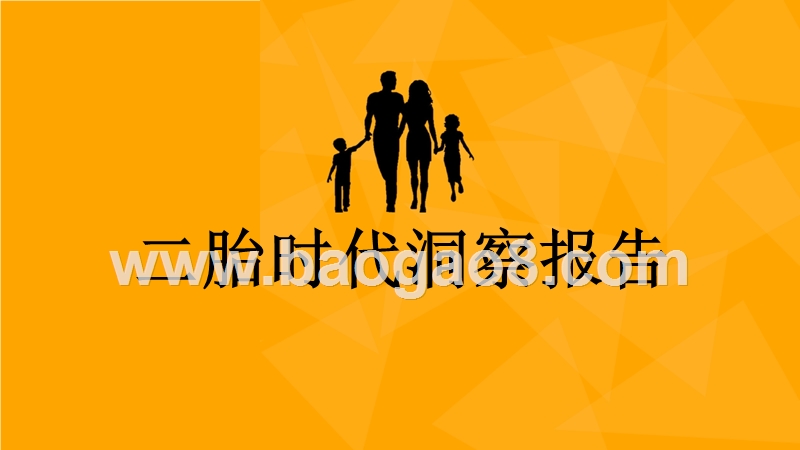 二胎时代洞察报告.pptx_第1页