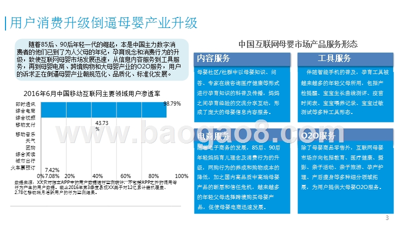 2016-2017中国互联网母婴社区市场专题研究报告.pptx_第3页