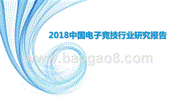2018中国电子竞技行业研究报告.pptx