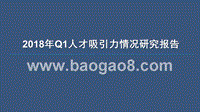 2018年Q1人才吸引力情况研究报告.pptx