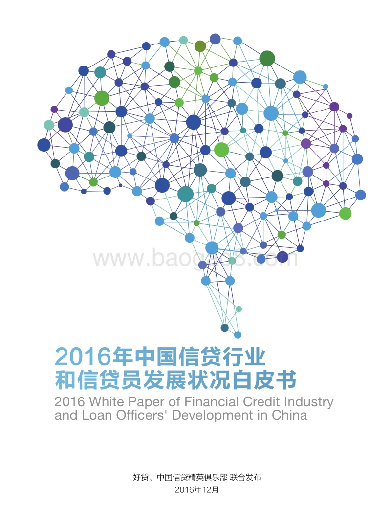 2016年中国信贷行业和信贷员发展状况白皮书.pdf_第1页