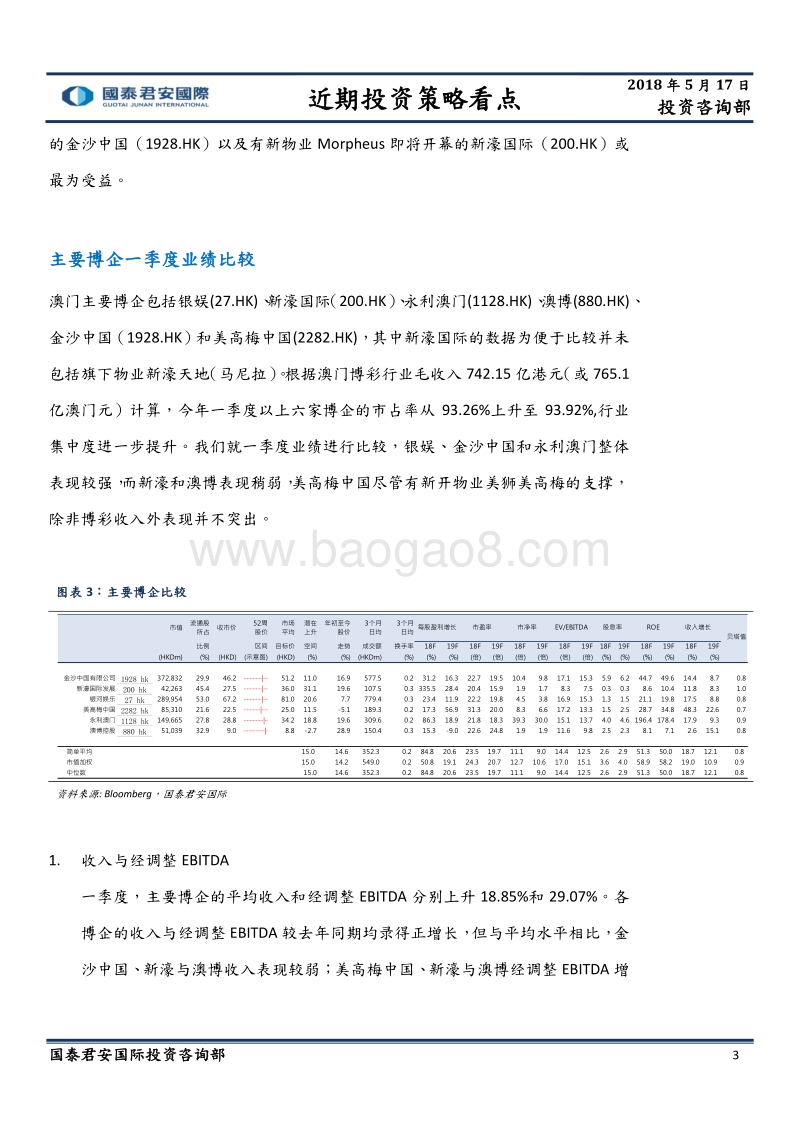 博彩股系列（四）：一季度澳门博彩行业全景回顾.pdf_第3页