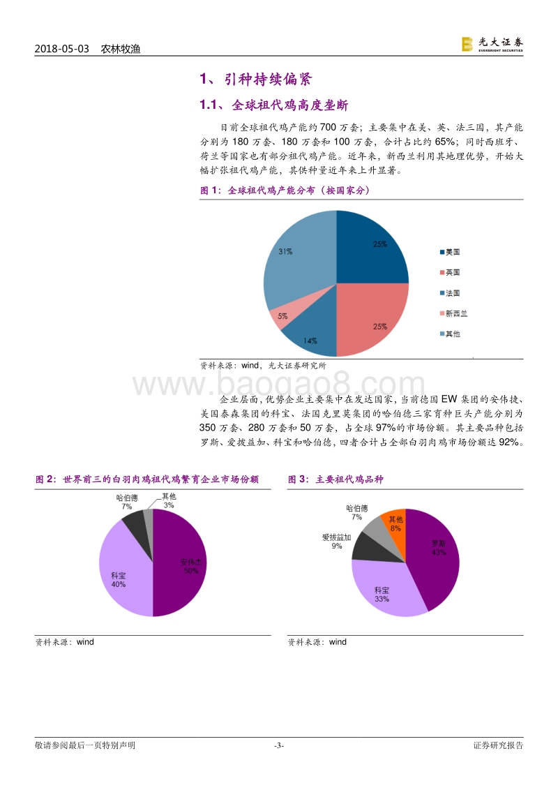 白羽肉鸡行业动态跟踪报告：引种持续偏紧，强制换羽弱化，看好新一轮周期.pdf_第3页