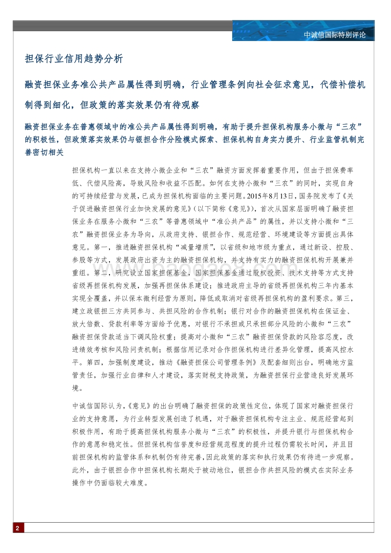 担保行业特别评论.pdf_第2页