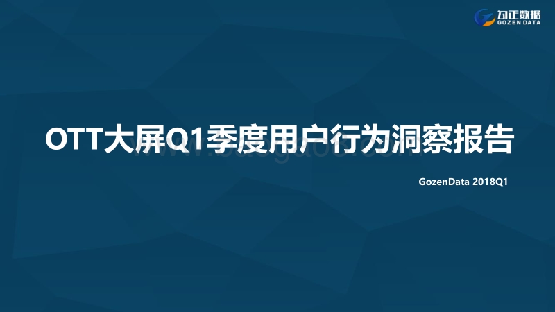 OTT大屏2018年Q1用户行为洞察报告.pdf_第1页