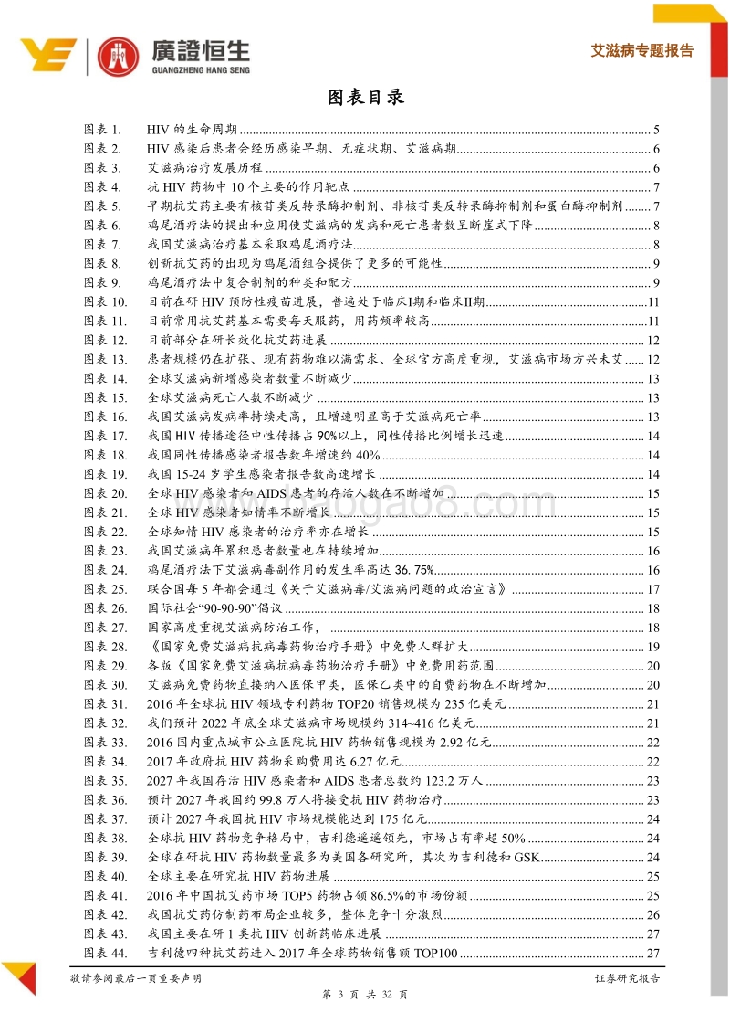 艾滋病行业报告：创新引领，方兴未“艾”.pdf_第3页