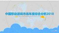2018中国移动游戏市场年度综合分析.pdf