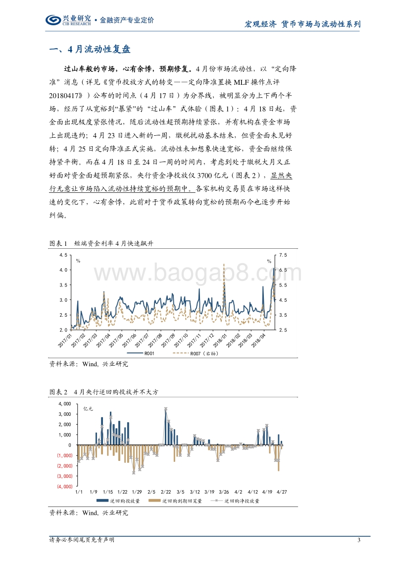 2018年5月货币市场与流动性前瞻：新格局：钱和钱不一样.pdf_第3页
