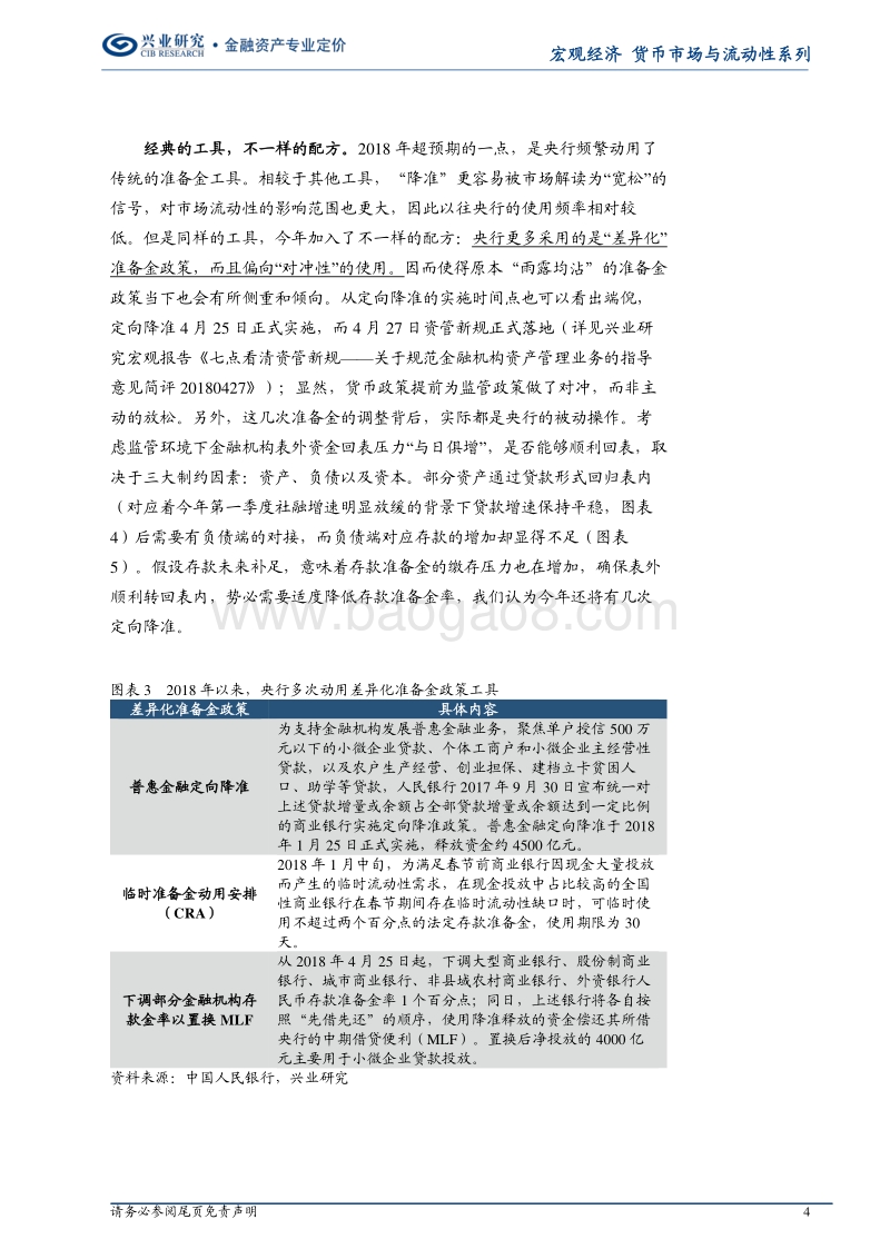 2018年5月货币市场与流动性前瞻：新格局：钱和钱不一样.pdf_第4页