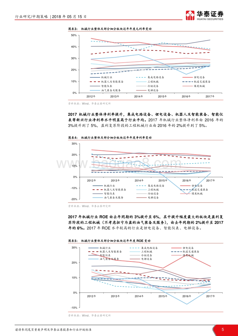 2018年机械行业中期策略：崛起之匙，芯片国产化是投资主线.pdf_第5页