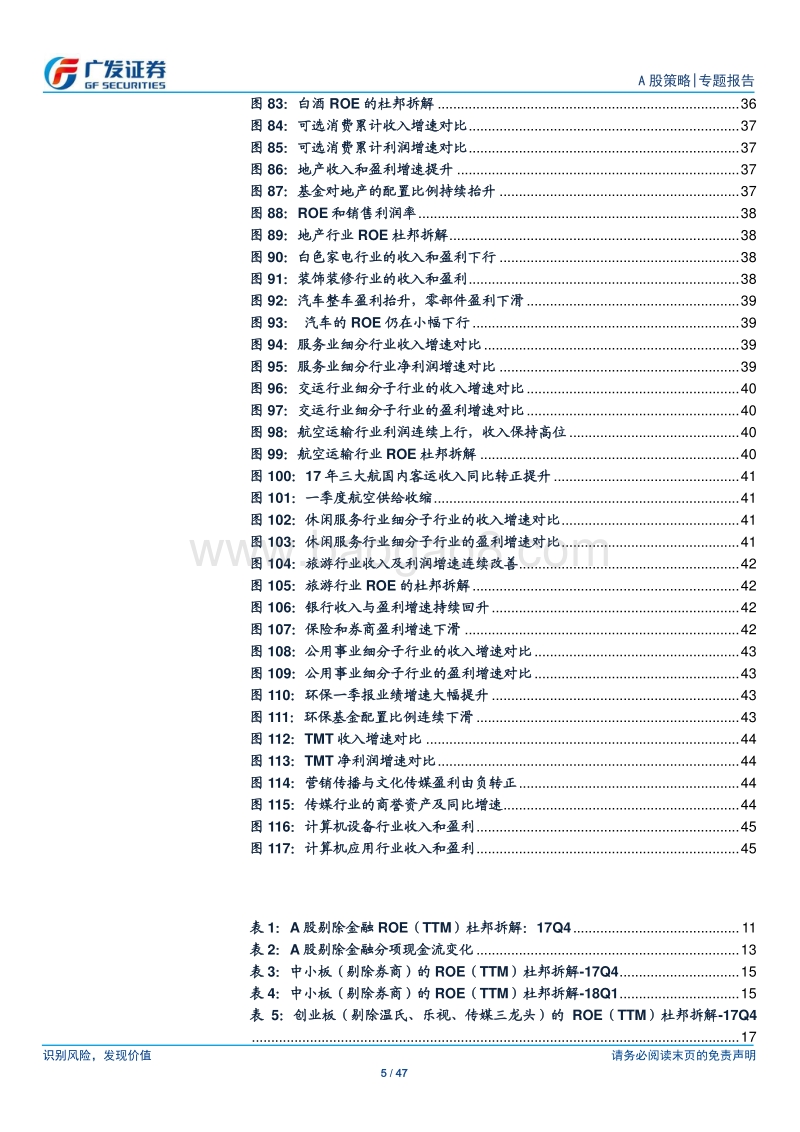 A股2017年报2018一季报深度分析：盈利体现韧性，结构渐入佳境.pdf_第5页