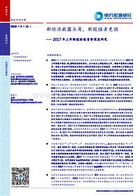 2017年上市新股财报首秀深度研究：新经济崭露头角，新股强者更强.pdf