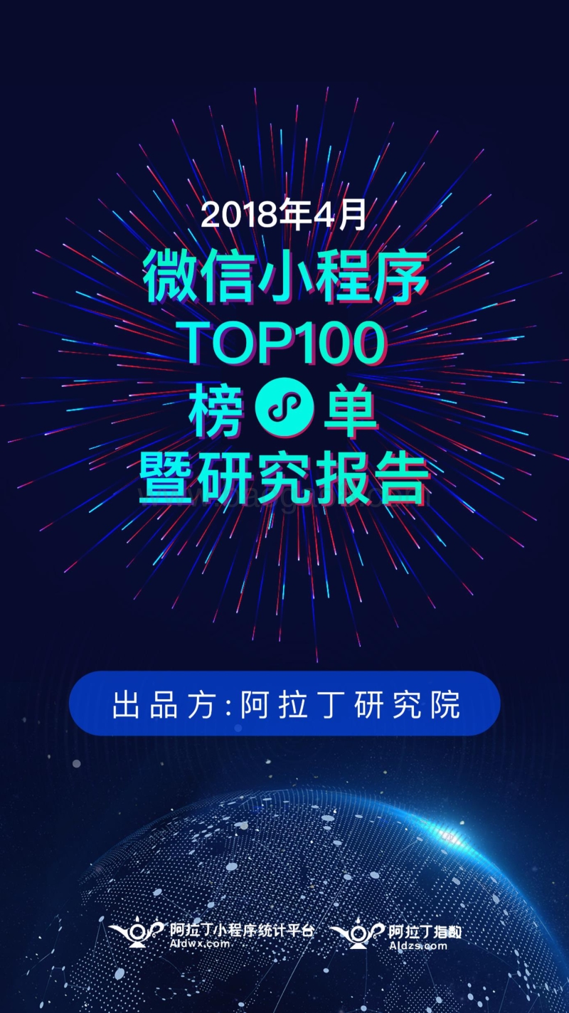 2018年4月微信小程序TOP100榜单暨研究报告.pdf_第1页